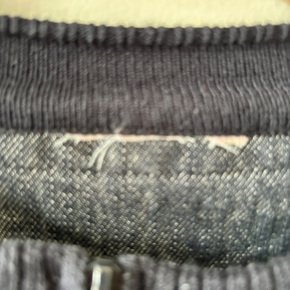 Denim Sweater Women's size Medium Full Zip Cross Stitch Business  Casual preppy - Picture 4 of 12